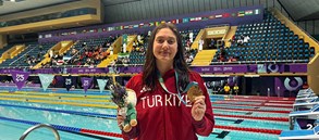 Yüzücümüz Sudem Denizli’den altın madalya!