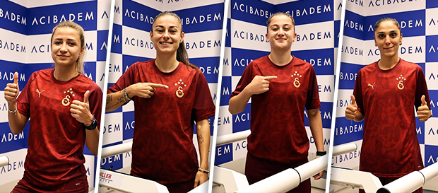 Galatasaray Kadın Futbol Takımımız sağlık kontrollerinden geçti