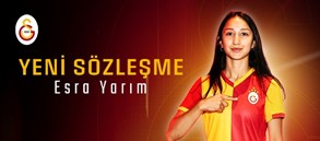 Esra Yarım ile yeni sözleşme imzalandı