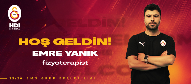 Galatasaray HDI Sigorta'ya hoş geldin Emre Yanık