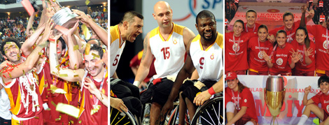 Galatasaray'dan 17 Günde 17 Galibiyet ve Üç Kupa