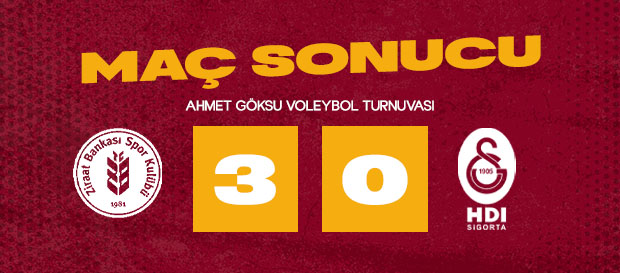 Ziraat Bankkart 3-0 Galatasaray HDI Sigorta