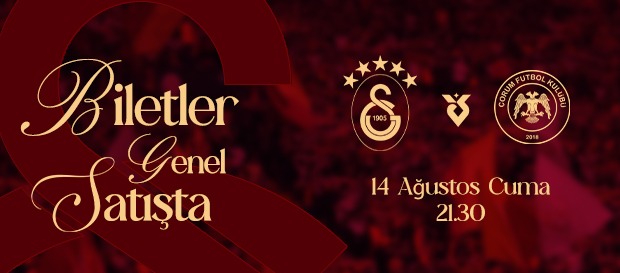 Çorum FK maçı biletleri satışta