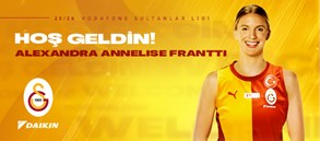 Alexandra Frantti Galatasaray Daikin’de!