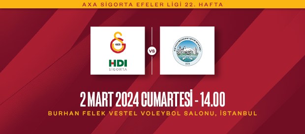 Maça Doğru | Galatasaray HDI Sigorta - Develi Belediye