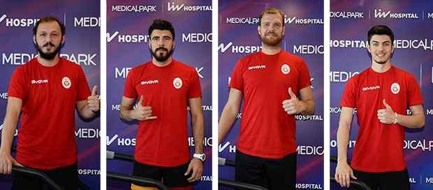 Galatasaray HDI Sigorta Erkek Voleybol Takımımız sağlık kontrolünden geçti