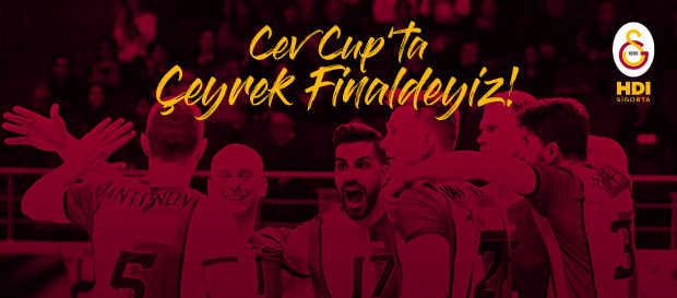 CEV CUP’ta çeyrek finaldeyiz!