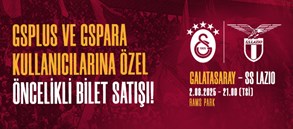 S.S. Lazio maçı biletleri satışa çıktı!