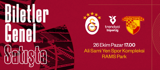 Göztepe maçı biletleri genel satışta!