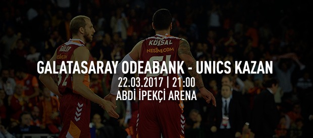 Maça doğru | Galatasaray Odeabank – UNICS Kazan
