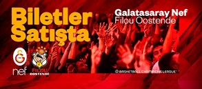 Filou Oostende maçı biletleri satışta!