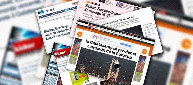 Şampiyon Galatasaray Odeabank Avrupa'nın Manşetinde!