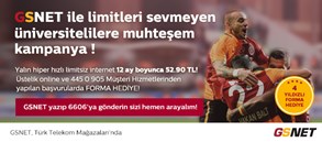 GSNET ÜNİVERSİTELİ KAMPANYASI VE 4 YILDIZLI FORMA KAMPANYASI BİRARADA!