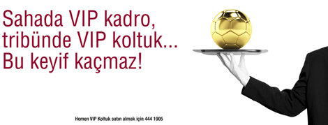 Şampiyonu Bir de VIP Koltuktan İzleyin!