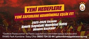 2025-2026 Futbol Sezonu Kombine Satışı başlıyor!
