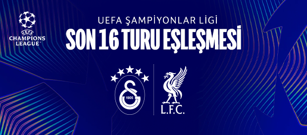 UEFA Şampiyonlar Ligi Son 16 Turu rakibimiz Liverpool!
