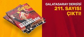 Galatasaray Dergisi’nin 211. sayısı GS Store’larda satışta