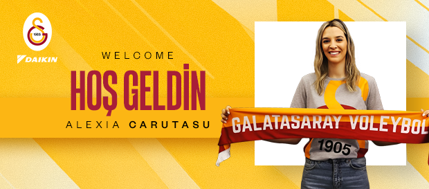 Alexia Carutasu yeniden Galatasaray Daikin’de!
