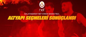 Galatasaray Nef Altyapı Seçmeleri’nde birinci aşama sonuçları