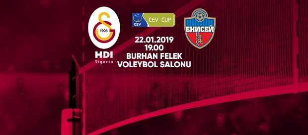 Maça doğru | Galatasaray HDI Sigorta - Yenisei Krasnoyarsk