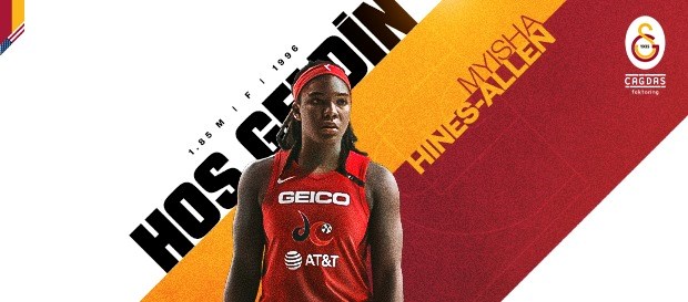 Myisha Hines-Allen Galatasaray Çağdaş Faktoring'de!