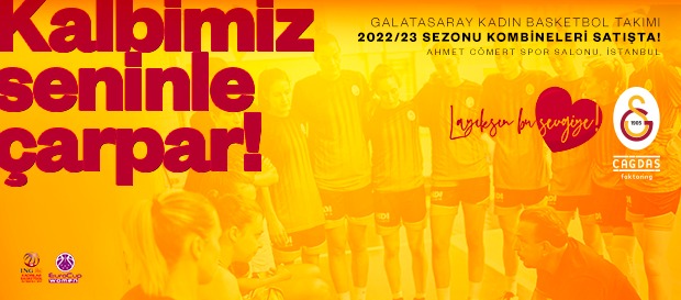 Galatasaray Kadın Basketbol kombineleri satışta!