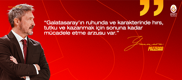 Başantrenörümüz Gianmarco Pozzecco’dan büyük Galatasaray taraftarına yeni sezon mesajı!