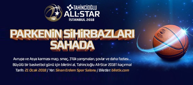 Tahincioğlu All-Star 2018 İçin Oylama Süreci Başladı