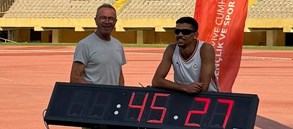 Kubilay Ençu’dan bir kez daha Büyükler Türkiye Rekoru!
