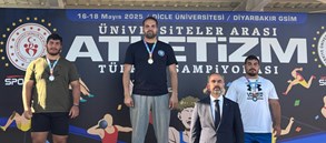 Üniversiteler Arası Atletizm Türkiye Şampiyonası’nda 6 madalya 
