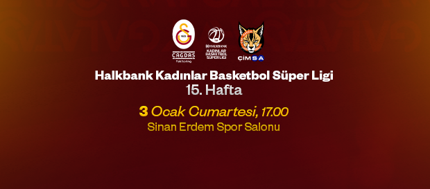 Maça Doğru I Galatasaray Çağdaş Faktoring - Çimsa ÇBK Mersin