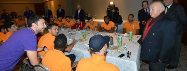 Başkan Duygun Yarsuvat'tan Futbol Takımımıza Ziyaret