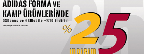 GS Store Adidas Ürünlerinde Yüzde 25 Yaz İndirimi