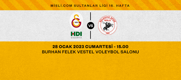 Maça Doğru | Galatasaray HDI Sigorta - Bolu Belediye