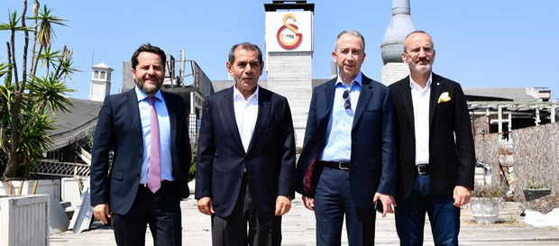 Başkanımız Dursun Aydın Özbek, Galatasaray Adası’nda incelemelerde bulundu