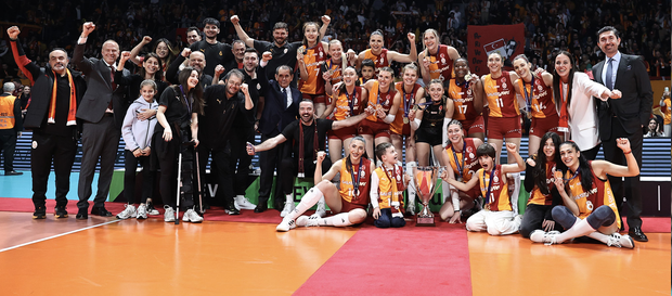 CEV Cup şampiyonu Galatasaray Daikin!