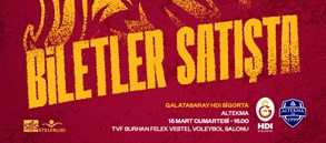 Altekma maçı biletleri satışta!