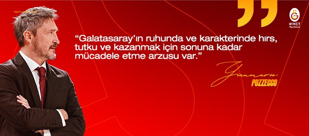 Başantrenörümüz Gianmarco Pozzecco’dan büyük Galatasaray taraftarına yeni sezon mesajı!