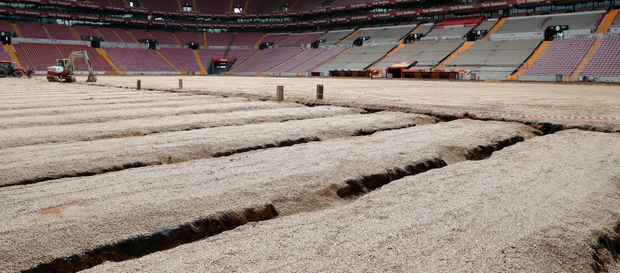 Türk Telekom Stadyumu’ndaki zemin çalışmaları hakkında bilgilendirme