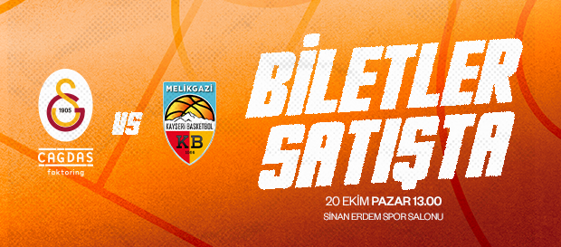 Melikgazi Kayseri Basketbol maçı biletleri satışa çıktı!