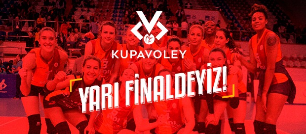 Galatasaray HDI Sigorta Kupa Voley’de yarı finalde