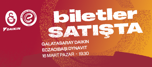Eczacıbaşı Dynavit maçı biletleri satışta!