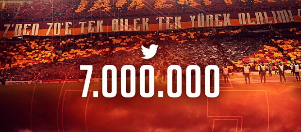 Twitter'da 7 milyona ulaştık!