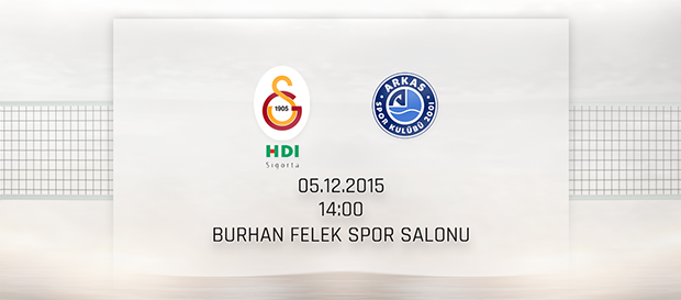Maça Doğru: Galatasaray HDI Sigorta – Arkas Spor 