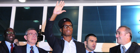 Didier Drogba İstanbul'da
