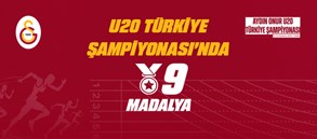 Genç atletlerimizden U20 Türkiye Şampiyonası’nda 9 madalya!