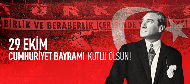 Cumhuriyetimizin 94. kuruluş yıl dönümü kutlu olsun