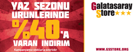 Galatasaray Storeda Yaz İndirimi