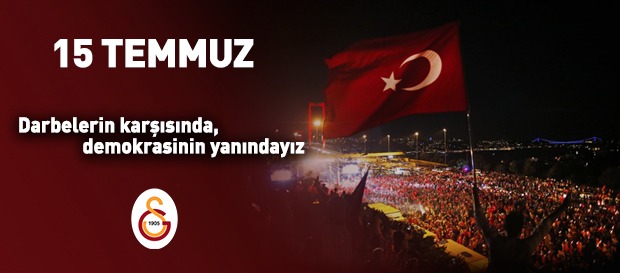 Darbelerin karşısında, demokrasinin yanındayız
