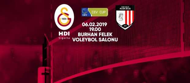 Maça doğru | Galatasaray HDI Sigorta - CSM Volei Alba Blaj